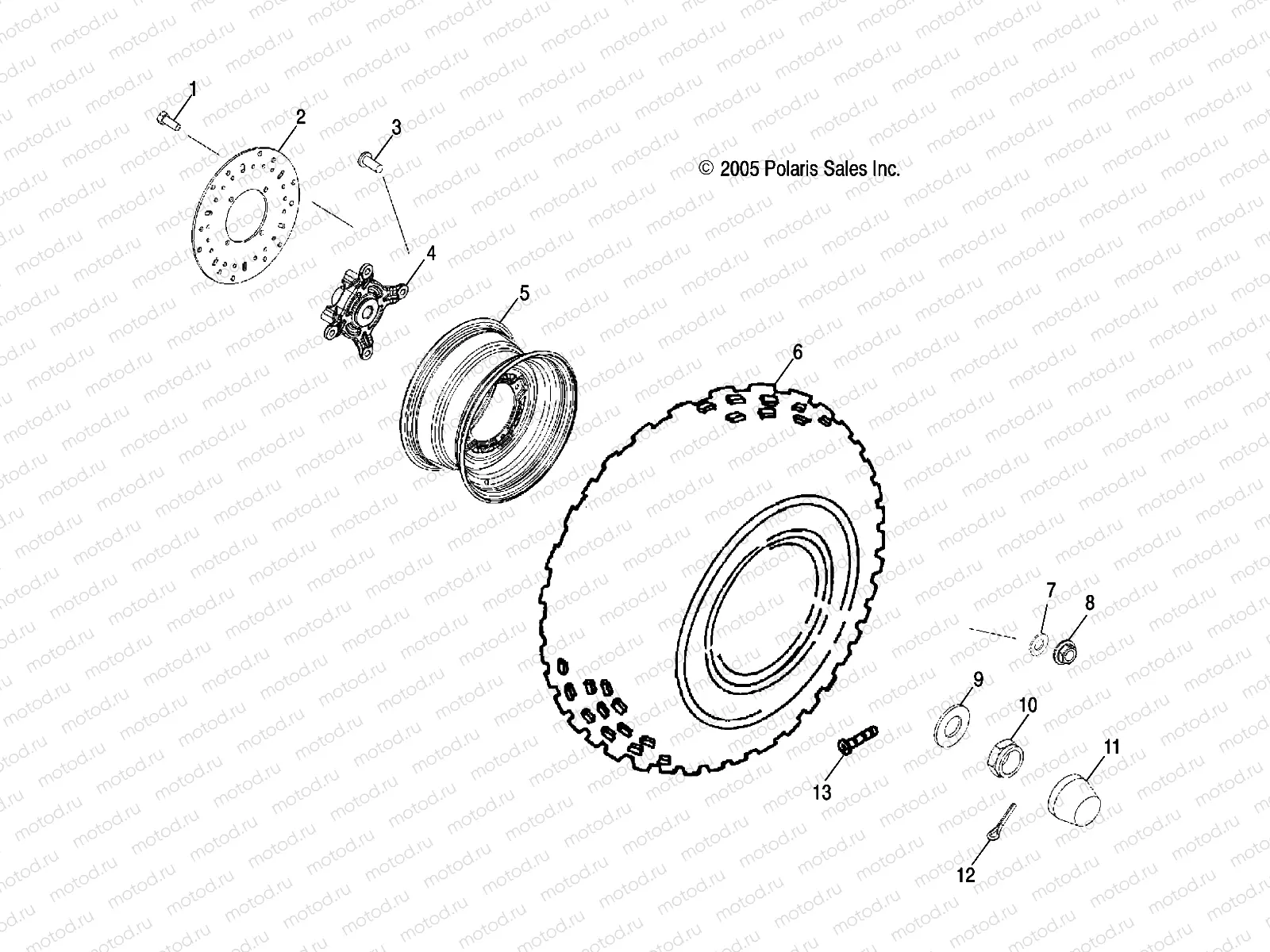 WHEELS | WHEELS, FRONT - R08RH50AF/AR/AT (4999203249920324B12)