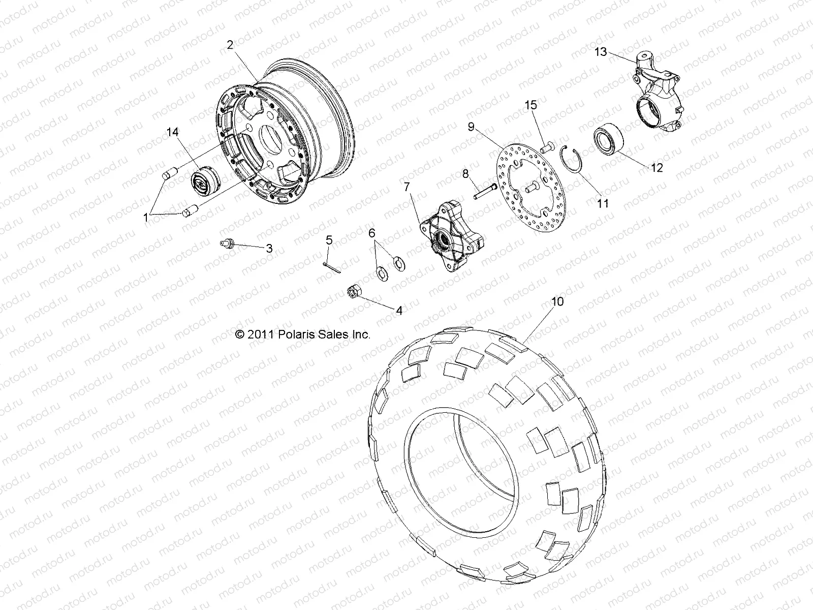 WHEELS | WHEELS, FRONT - R12XE7EFX (49RGRWHEELFRT12RZR4I)