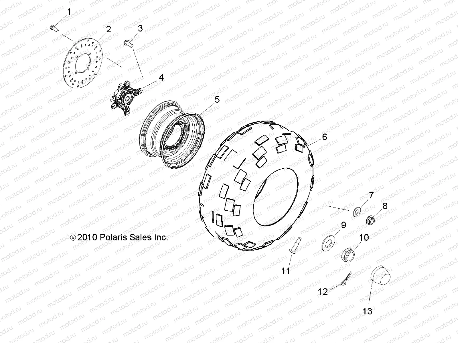 WHEELS | WHEELS, FRONT - R19RMAE4N8 (49RGRWHEELFRT11EV)