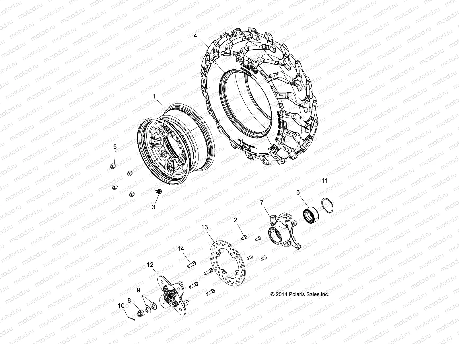 WHEELS | WHEELS, FRONT - Z15VAA87AJ/AC (49RGRWHEELFRT15Z90050)