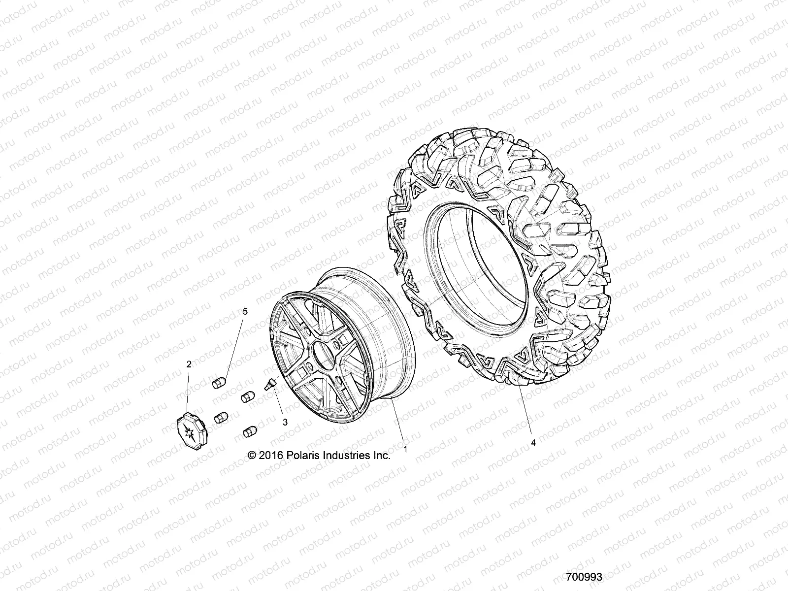 WHEELS | WHEELS, FRONT - Z16VDE92AE/AH/AV/AS/AW/N8 (700993)
