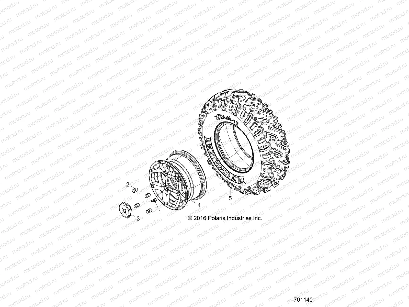 WHEELS | WHEELS, FRONT - Z17VBA87A2/E87AB/AK/AM/LK (701140)