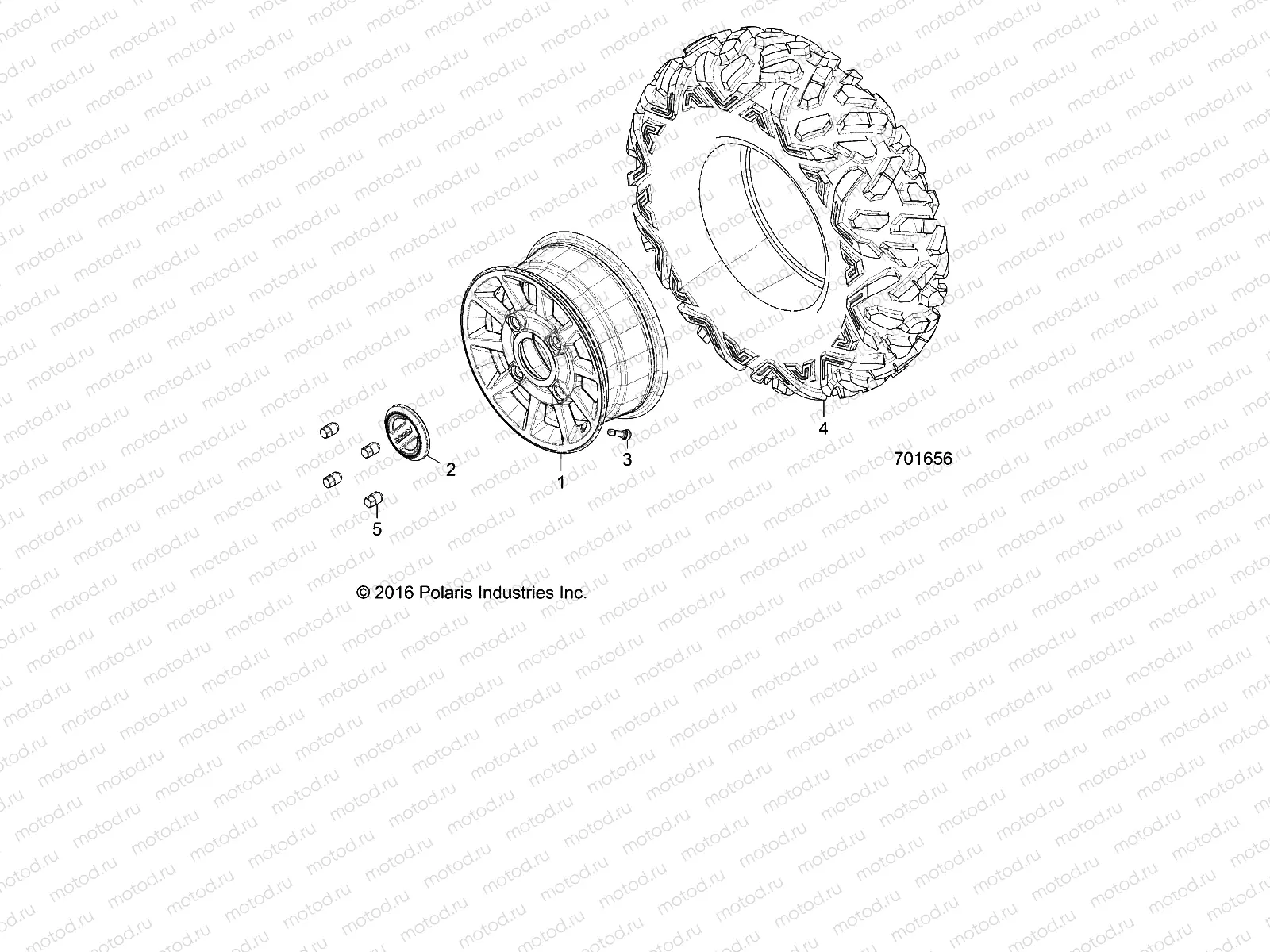 WHEELS | WHEELS, FRONT - Z17VDS92CM (701656)