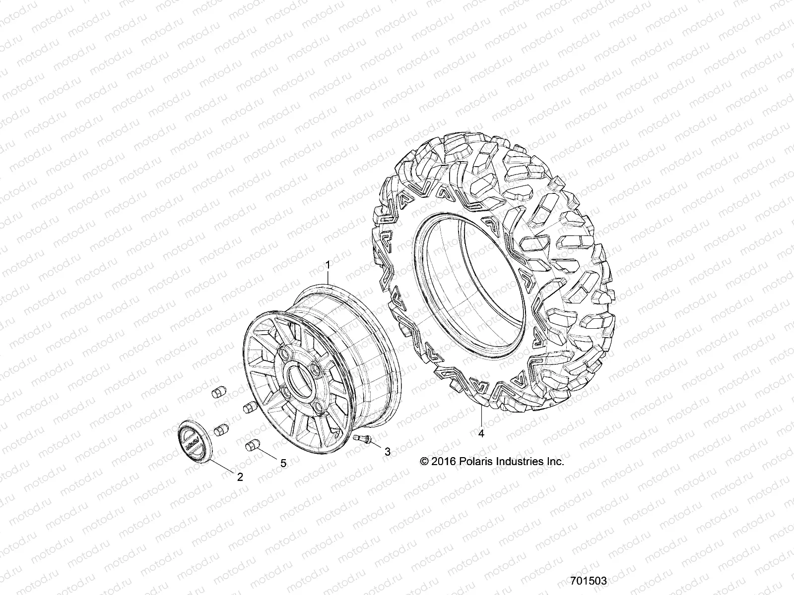 WHEELS | WHEELS, FRONT - Z18VFE92BB/BM/BS/BU/LBK (701503)