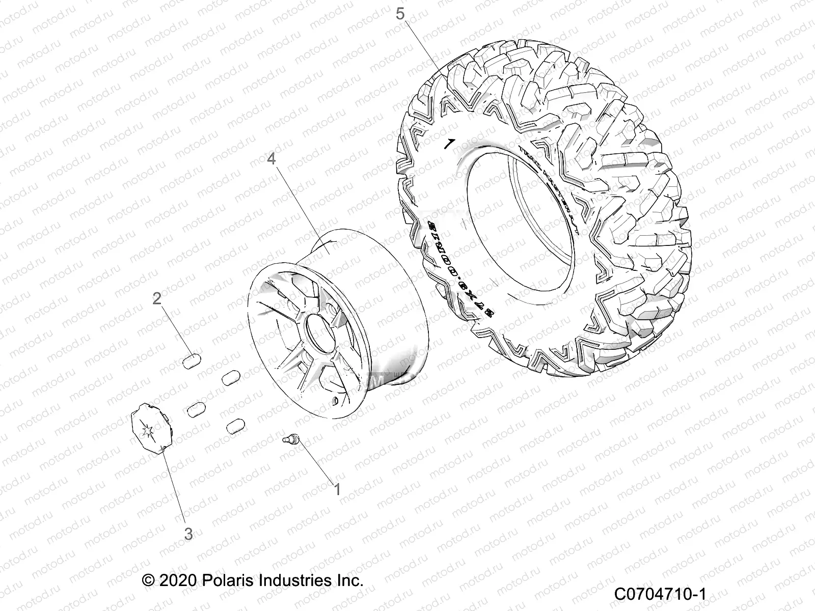 WHEELS | WHEELS, FRONT - Z22ASK99A4/B4/ASV99A4 (C0704710-1)