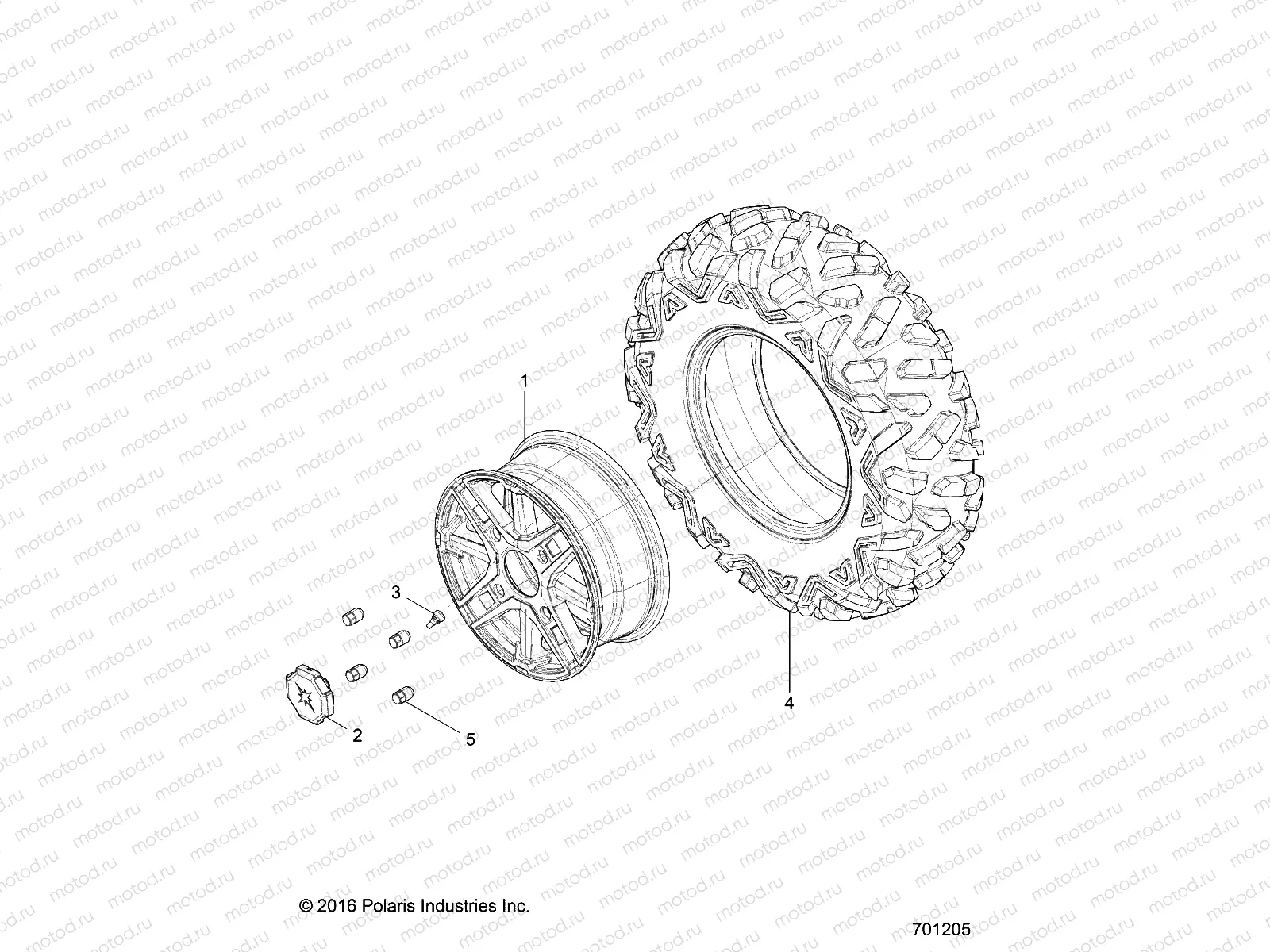 WHEELS | WHEELS, FRONT - Z23NAE99FR/SCR/FR (701205)