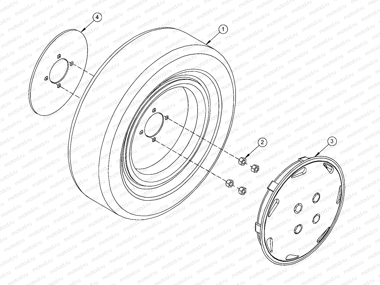 WHEELS | WHEELS, OPTIONS, WHEEL 12 INCH - e2/e4/eS/eL (49GEMWHEELSOPTIONS11WHEEL12)