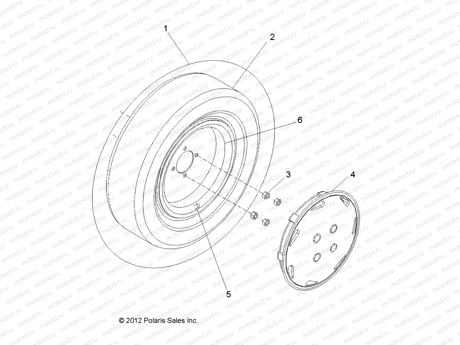 WHEELS | WHEELS, OPTIONS, WHEEL 12 INCH - L13G2/4/6 ALL OPTIONS (49GEMWHEELS1312INCH)