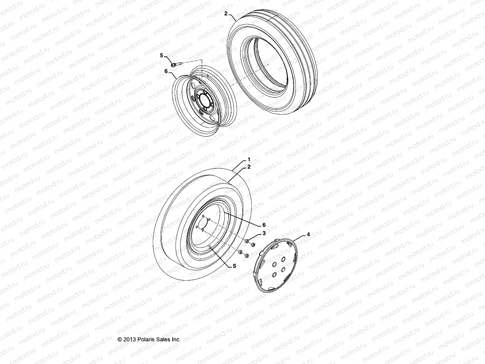 WHEELS | WHEELS, OPTIONS, WHEEL 12 INCH - L14G2/4/6 ALL OPTIONS (49GEMWHEELS1412INCH)