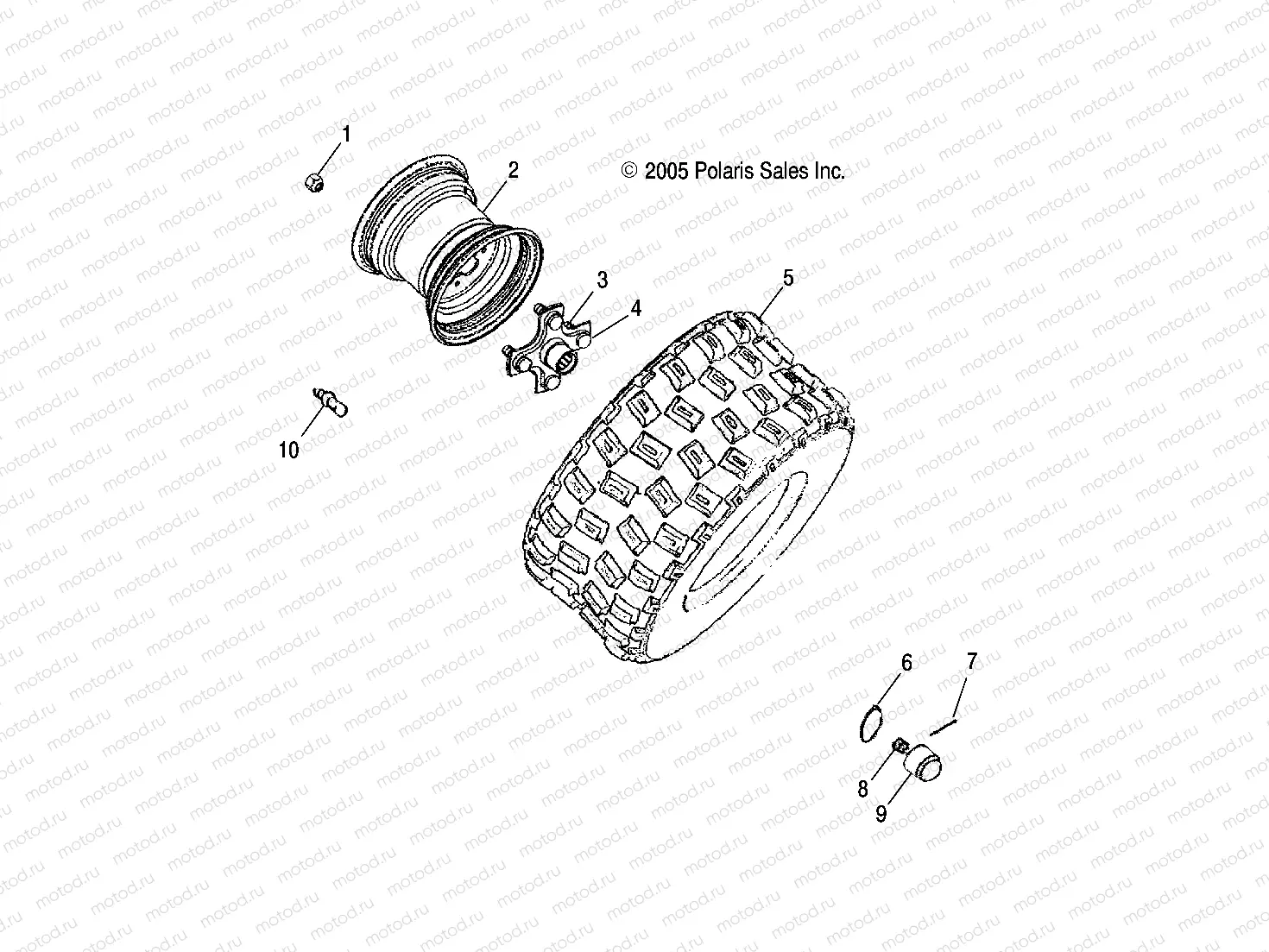 WHEELS | WHEELS, REAR - A09PB20EB (4999202509920250B13)