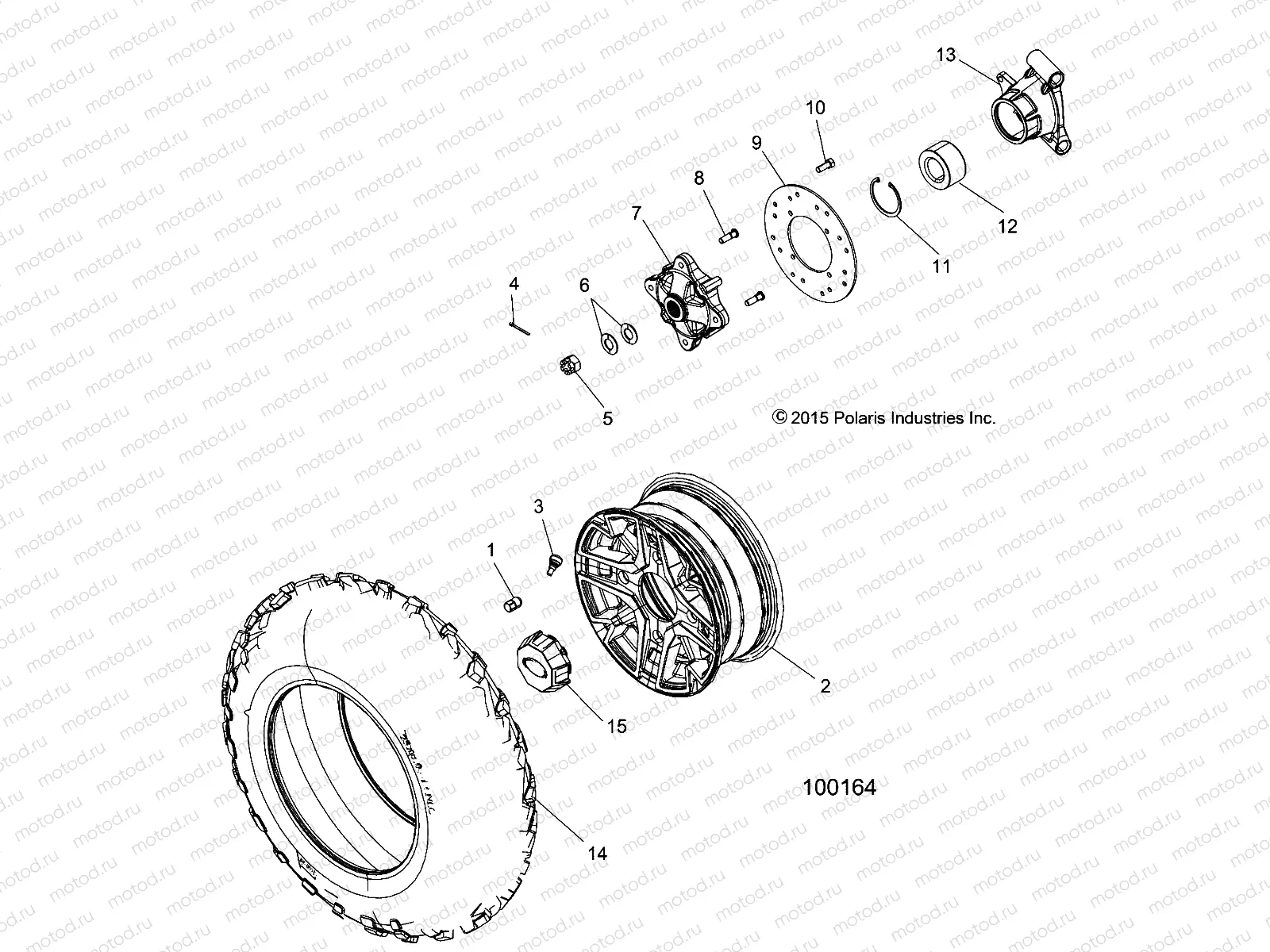 WHEELS | WHEELS, REAR - A16DAE57A9/AM (100164)