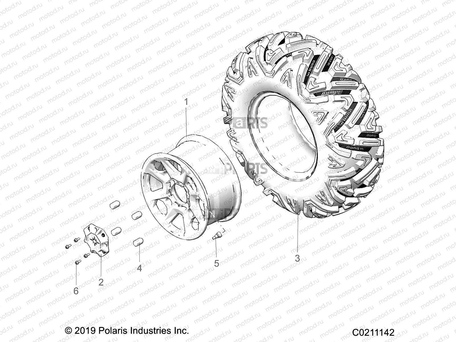 WHEELS | WHEELS, REAR - A21SGE95FK/S95CK/S95FK (C0211142)