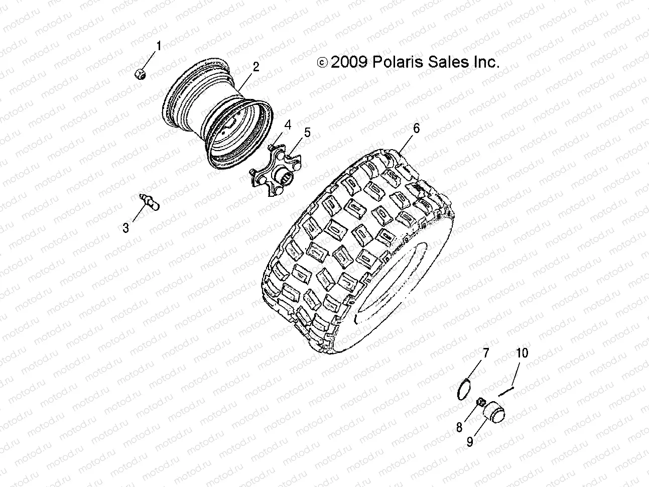 WHEELS | WHEELS, REAR - A21YAP20A4/N4/CA4 (49ATVWHEELREAR10PHX)