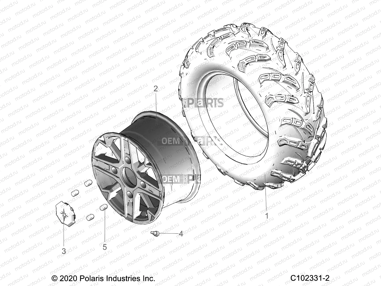 WHEELS | WHEELS, REAR - A23SXA85A6/A1 (C102331-2)