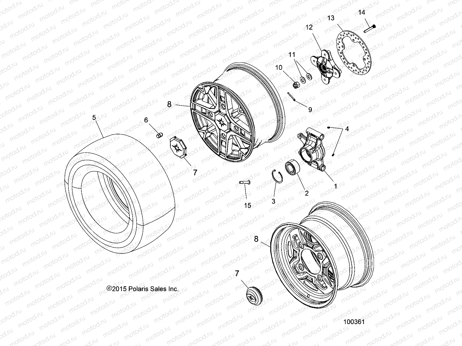 WHEELS | WHEELS, REAR and HUB - A16SXE95NK/A95N2 (100361)