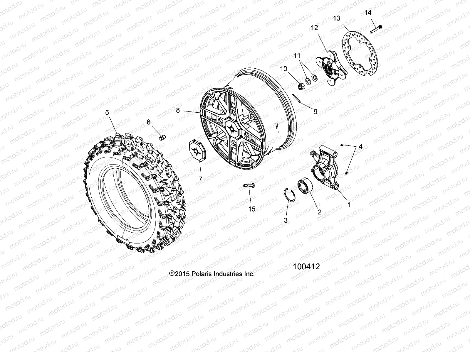 WHEELS | WHEELS, REAR and HUB - A16SXS95FK