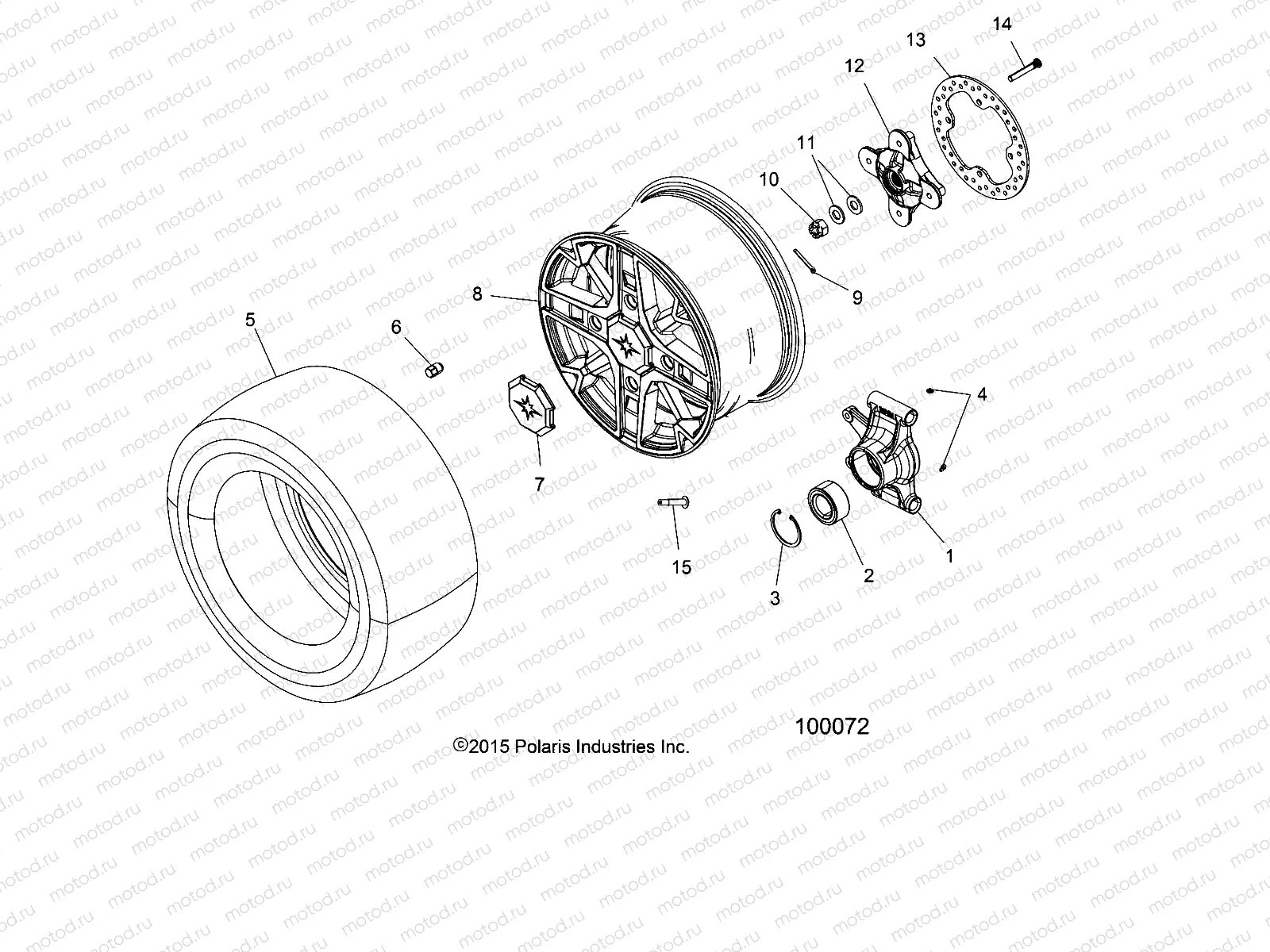 WHEELS | WHEELS, REAR and HUB - A16SYE85AS (100072)