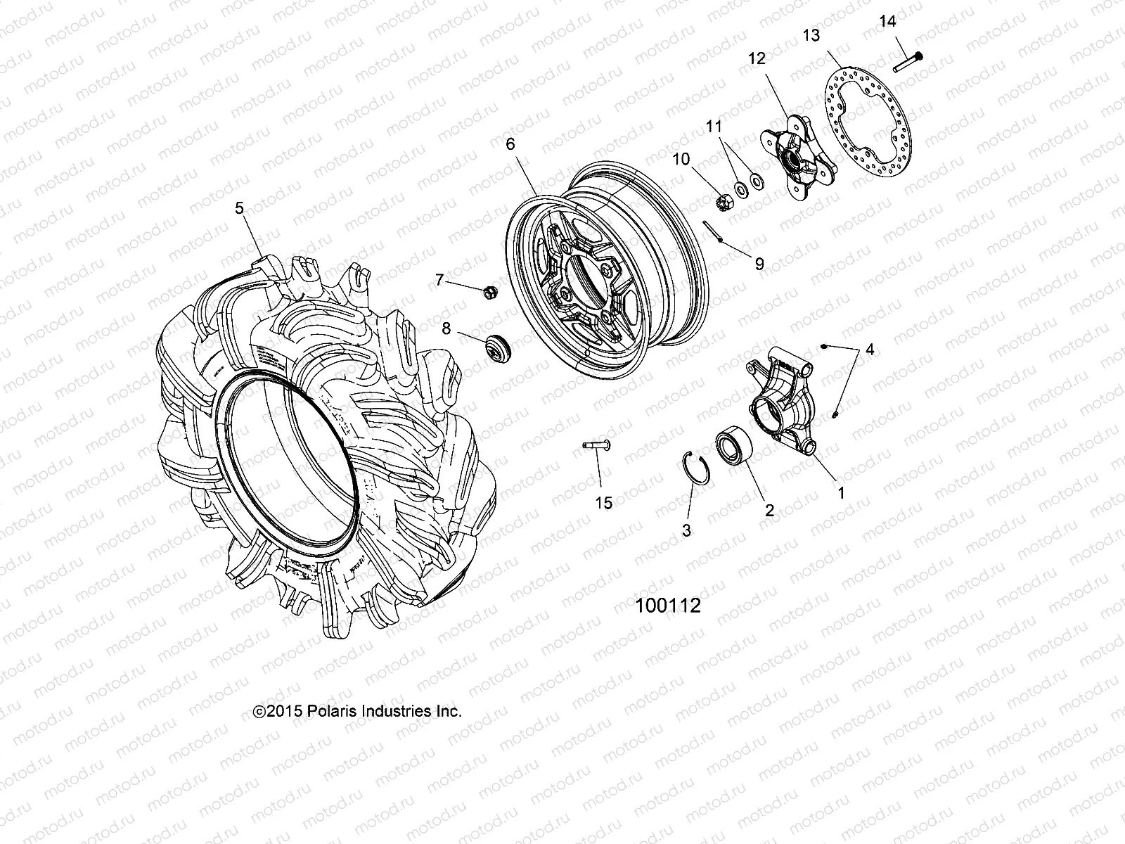 WHEELS | WHEELS, REAR and HUB - A20SXN85A8 (100112)