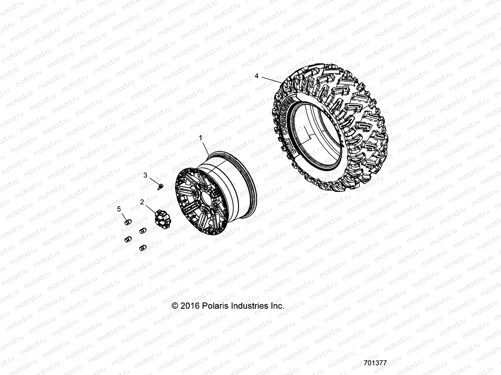 WHEELS | WHEELS, REAR - G20G4P99AX/LX (701377)