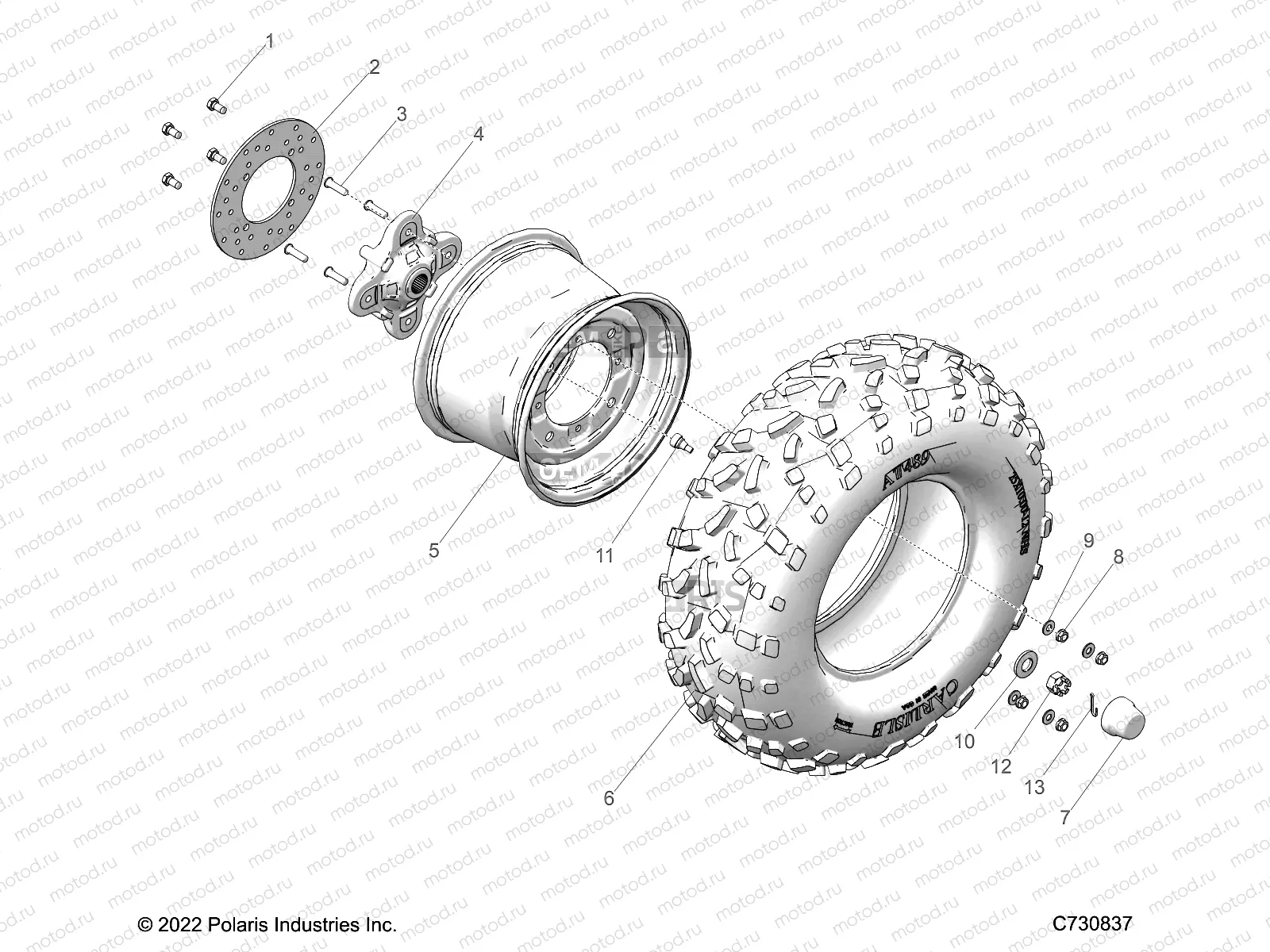 WHEELS | WHEELS, REAR, PREMIUM - R22M4E57B4/B9 (C730837)