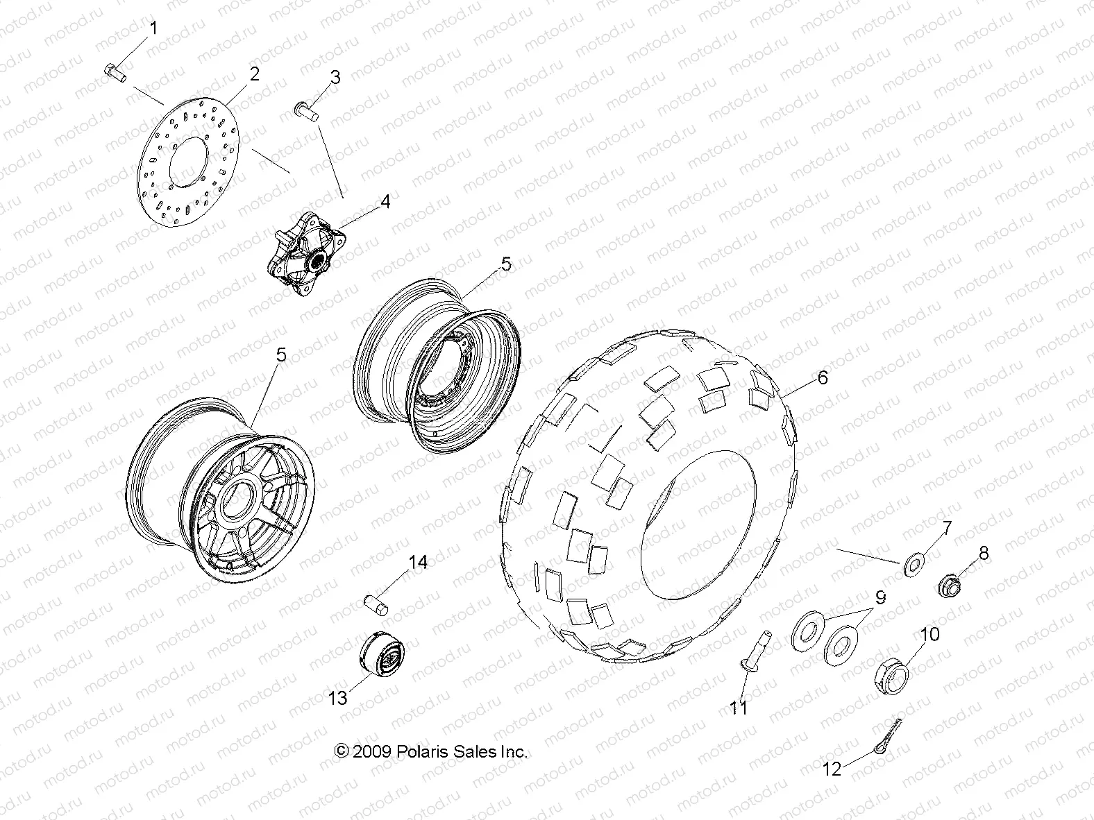 WHEELS | WHEELS, REAR - R10WH76AG/AH/AR/AV/WY76AW/AZ (49RGRWHEELRR10CREW)