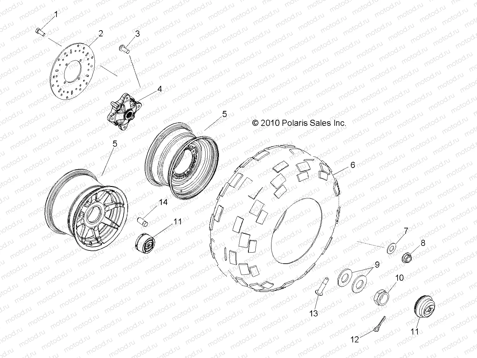 WHEELS | WHEELS, REAR - R11WH76AG/AR/WY76AE/AH/AJ (49RGRWHEELRR118004X4)