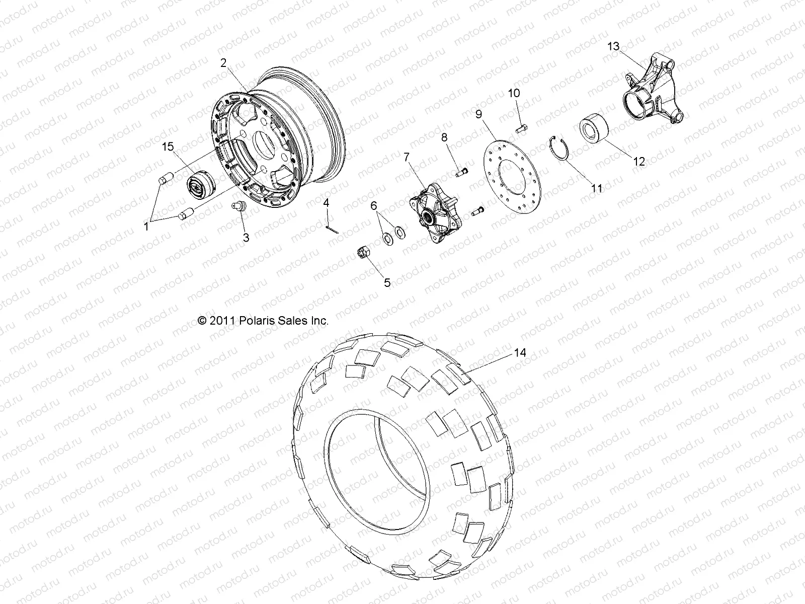 WHEELS | WHEELS, REAR - R12XE7EFX (49RGRWHEELRR12RZR4I)