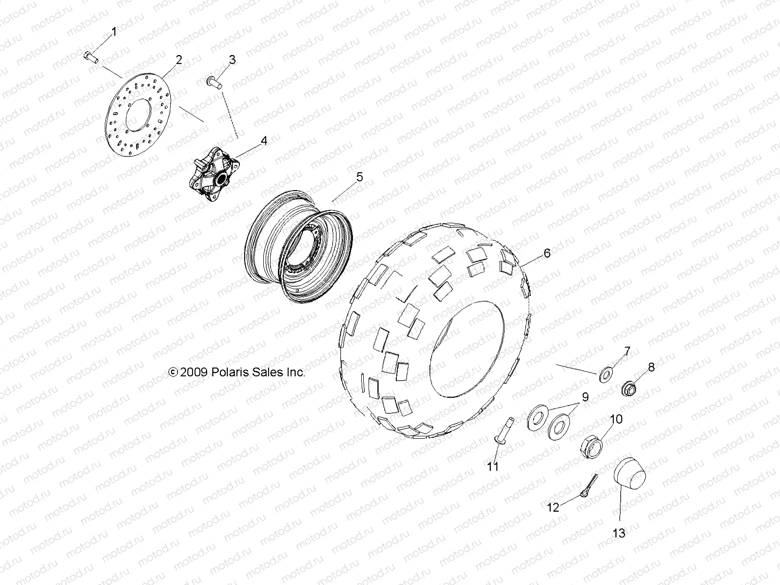 WHEELS | WHEELS, REAR - R15RAA76AA/AJ (49RGRWHEELRR116X6)
