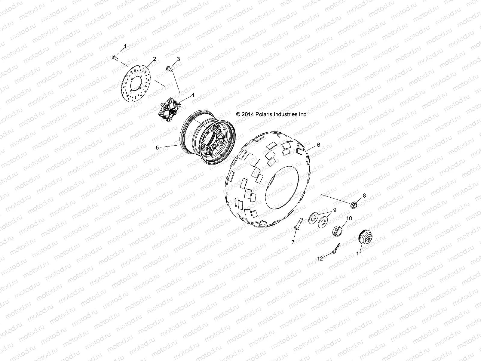 WHEELS | WHEELS, REAR - R15RUA87/E87/YAA/ZAC AA/AC/AR/BA/BC/BR (49RGRWHEELRR15CREW)