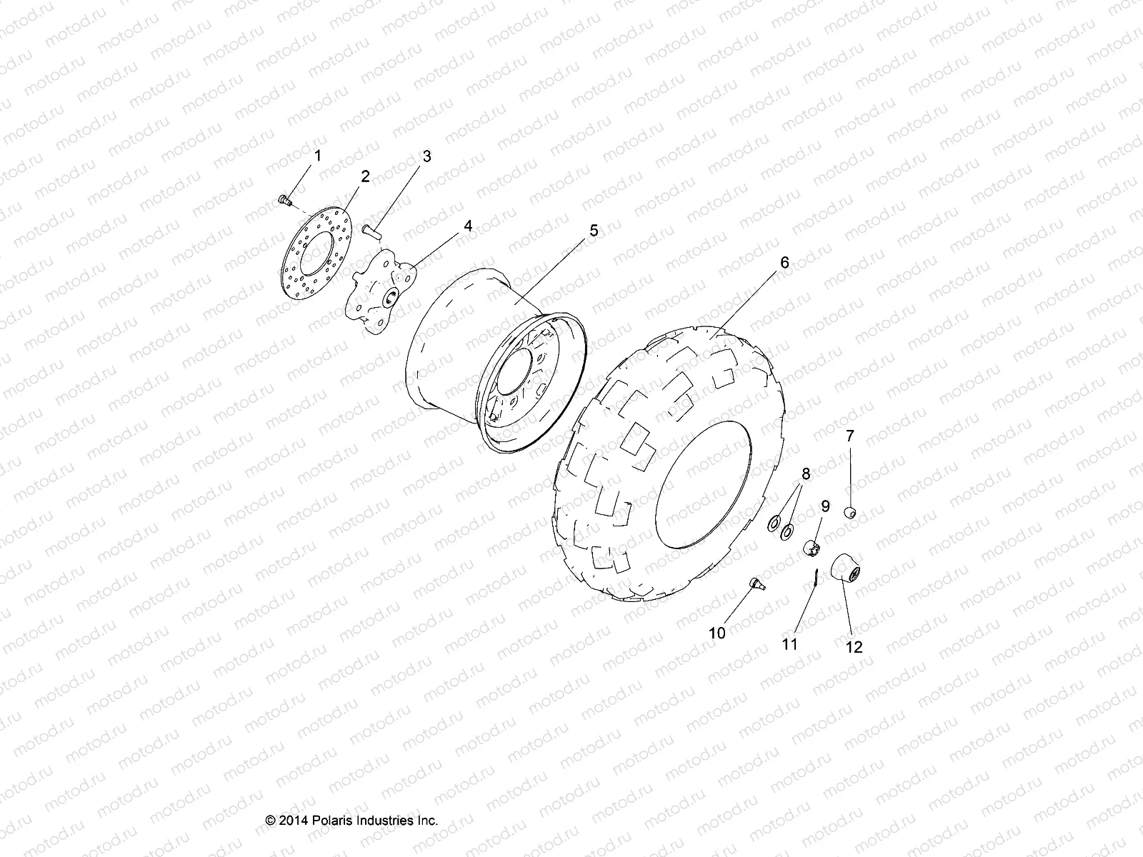 WHEELS | WHEELS, REAR - R16RTED1F1 (49RGRWHEELRR151KDSL)