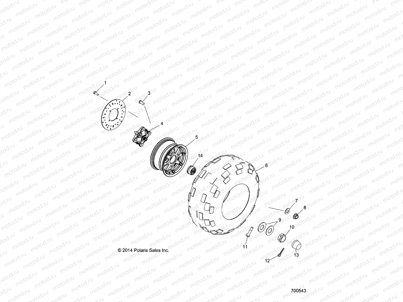 WHEELS | WHEELS, REAR - R17RME57F1/S57C1/F1/CK/E1/EK/T57C1/E1/A57F1 (700543)