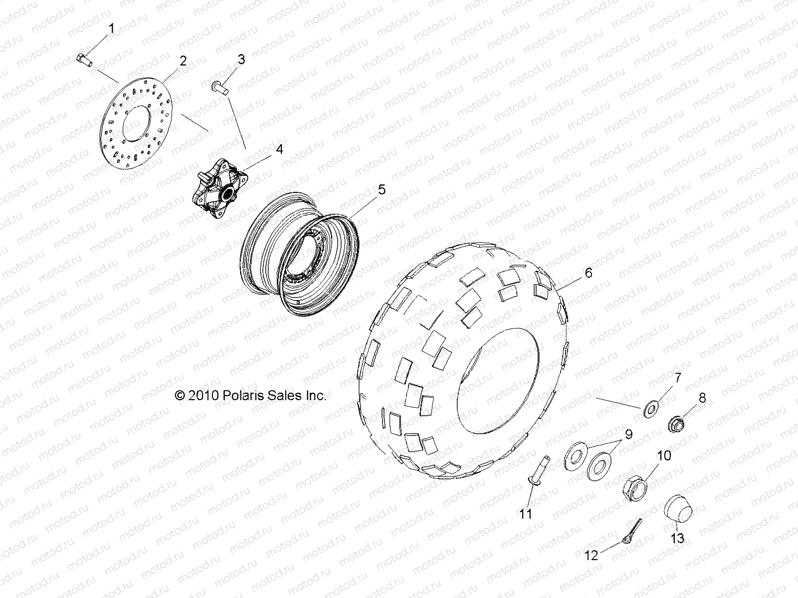 WHEELS | WHEELS, REAR - R20MAAE4F4/F9 (49RGRWHEELRR11EV)