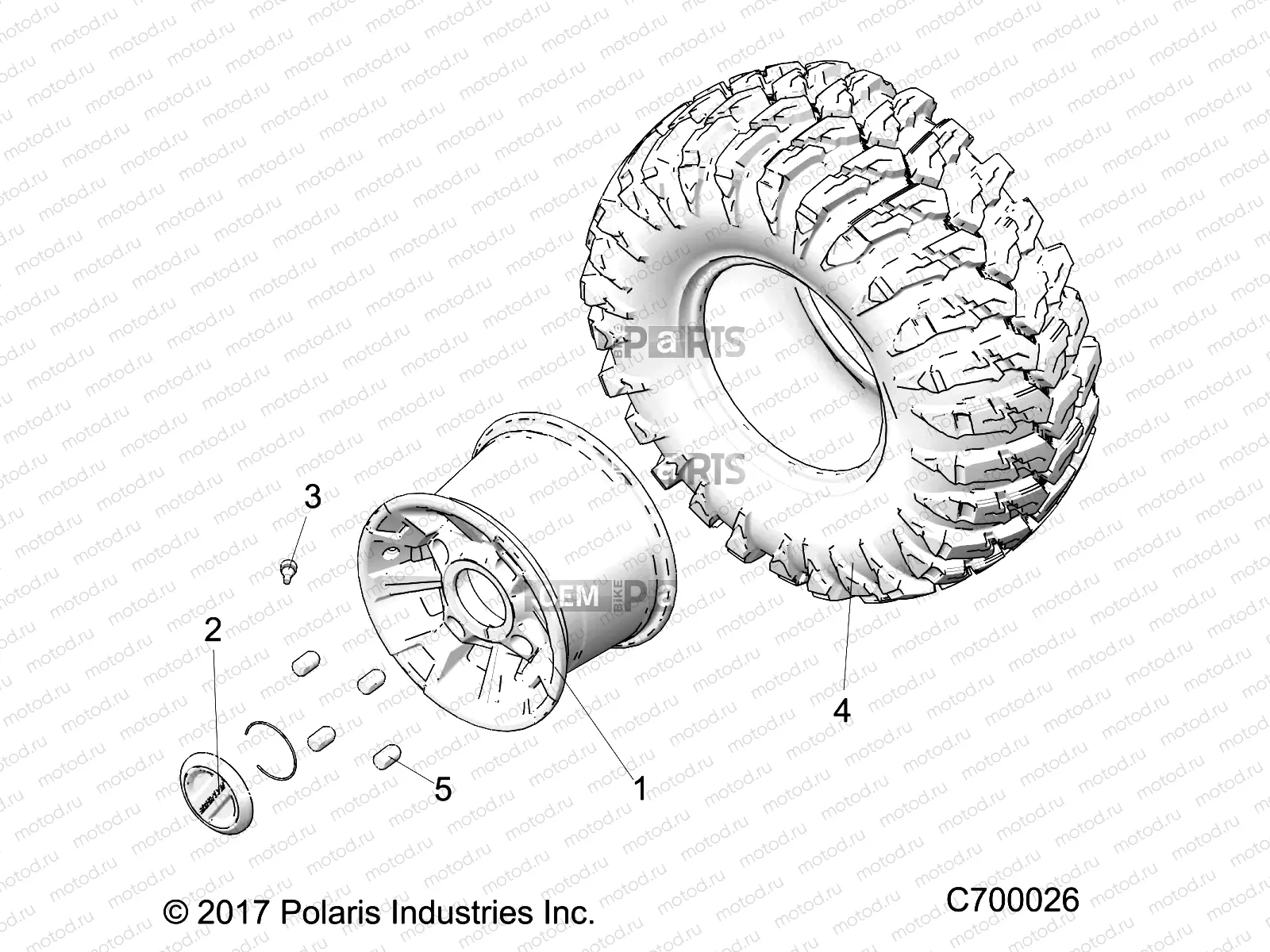 WHEELS | WHEELS, REAR - R21RSY99A9/AC/AP/AW/B9/BC/BP/BW (C700026)