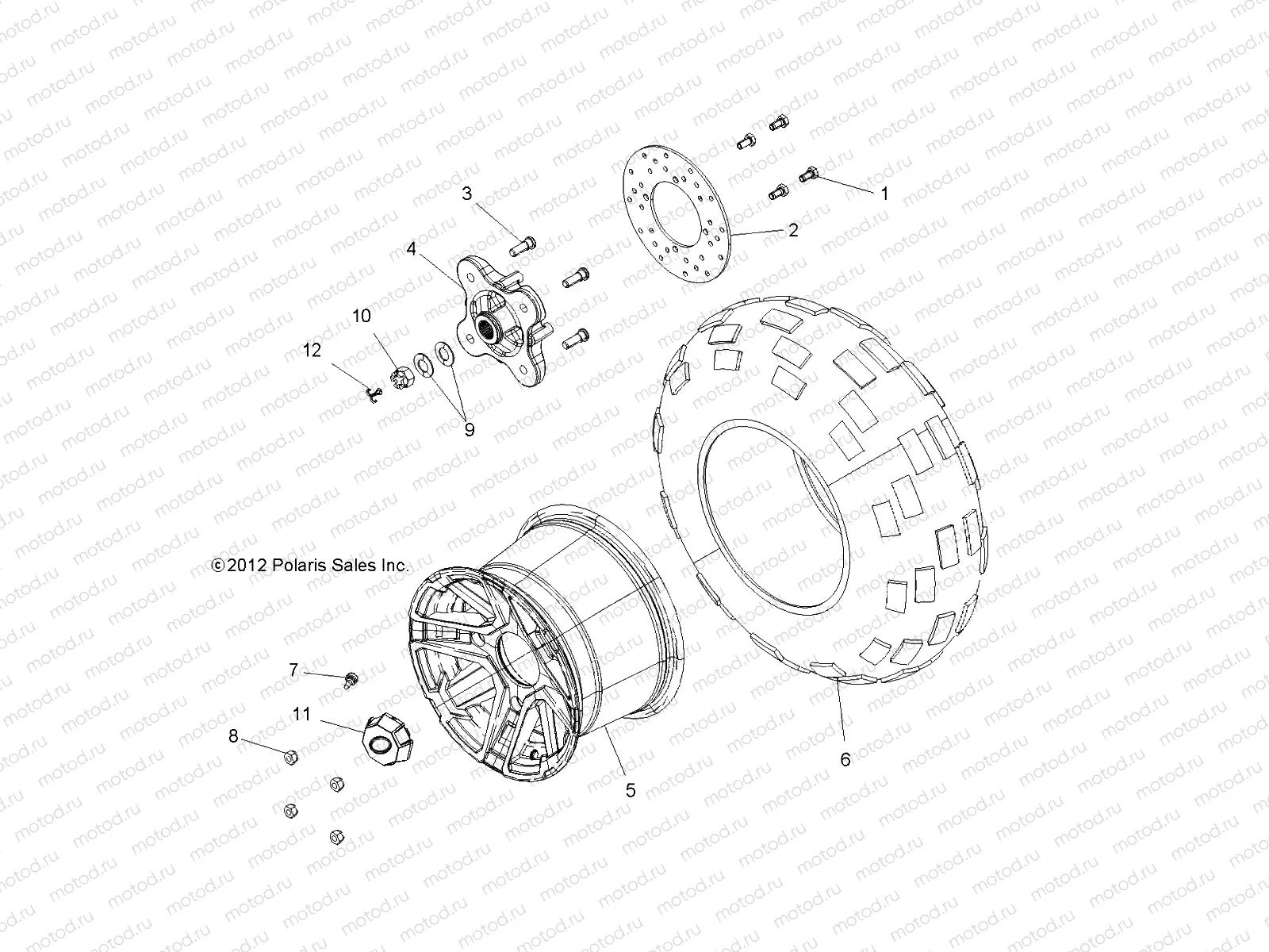 WHEELS | WHEELS, REAR - R21TAU99AP/AG/BP/BG (49RGRWHEELRR13900XP)