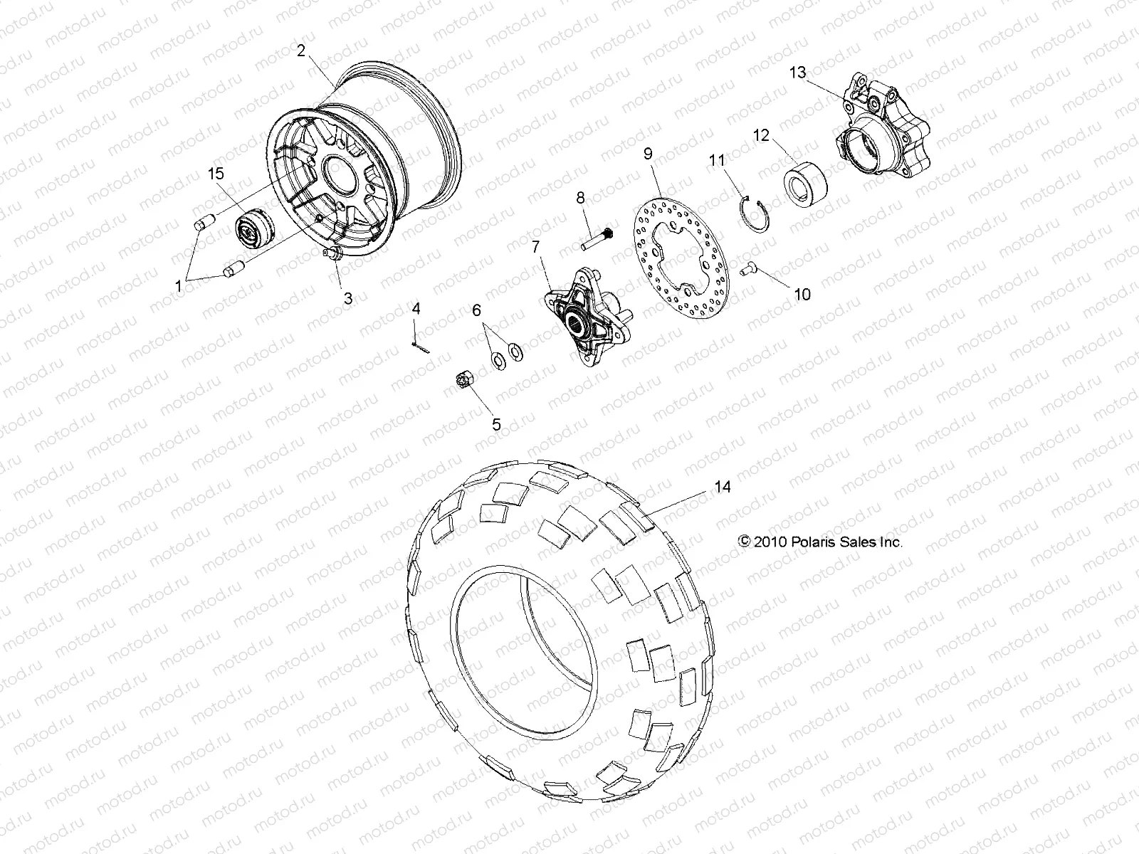 WHEELS | WHEELS, REAR - Z14XT9EFX (49RGRWHEELRR11RZR875)