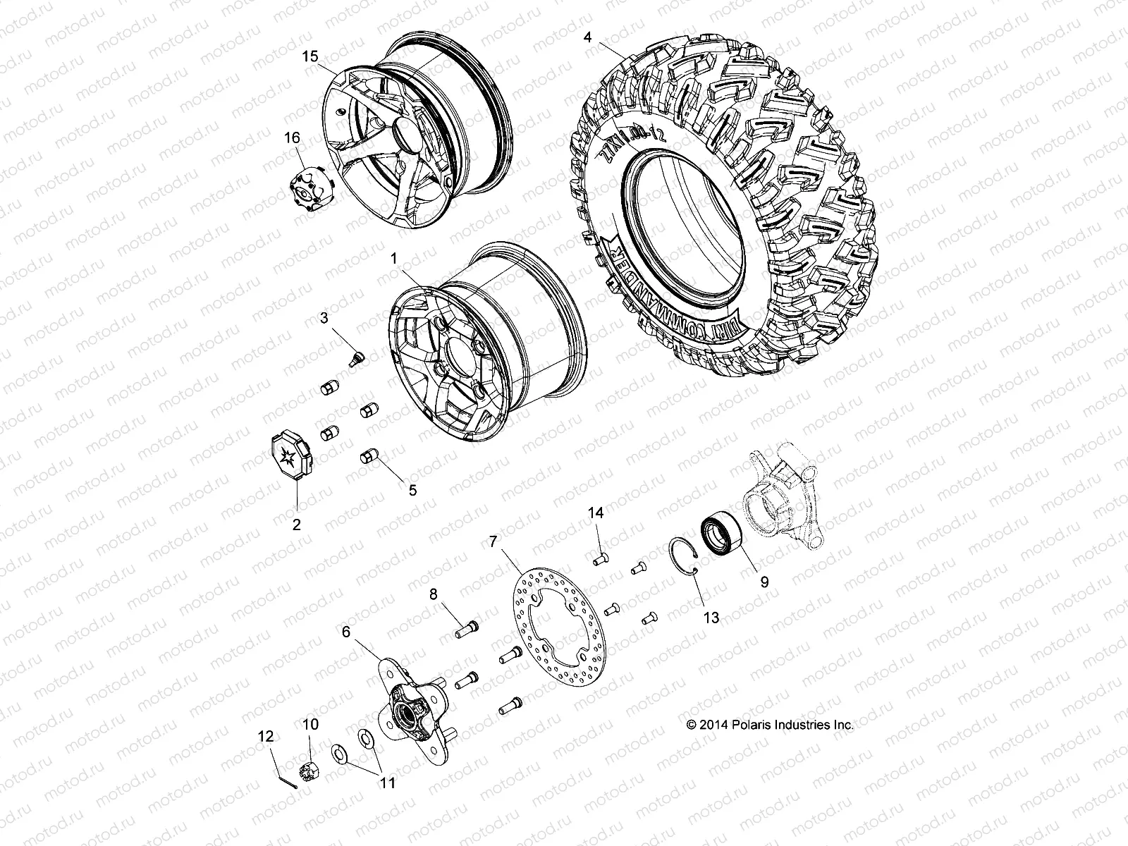 WHEELS | WHEELS, REAR - Z15VAE87AK/AS/AI/AN/X87AL (49RGRWHEELRR15Z900AL)