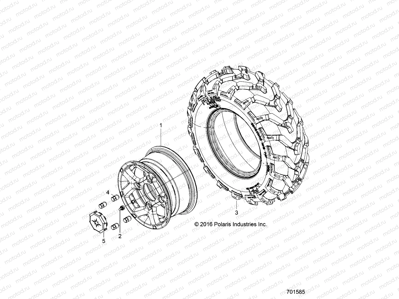 WHEELS | WHEELS, REAR - Z17VAE87NK (701585)