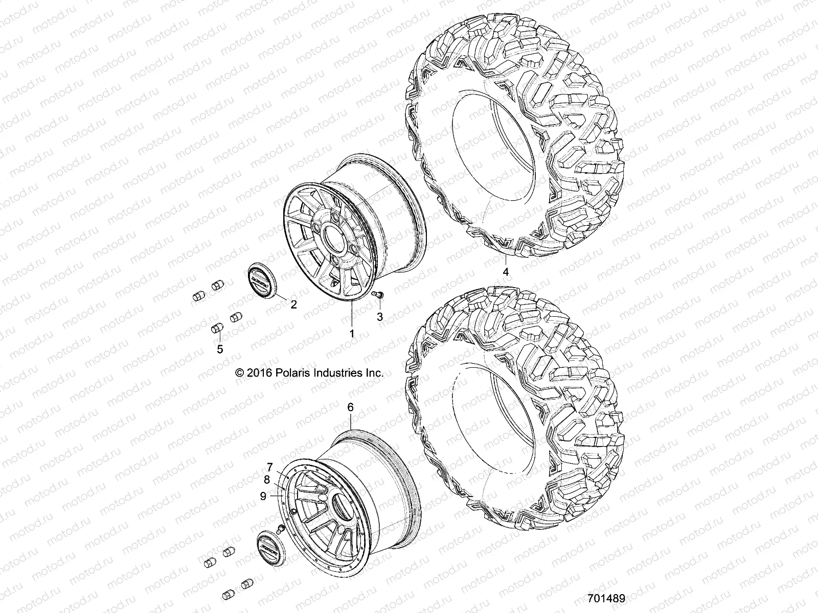 WHEELS | WHEELS, REAR - Z17VFE92NG/NK/NM (701489)