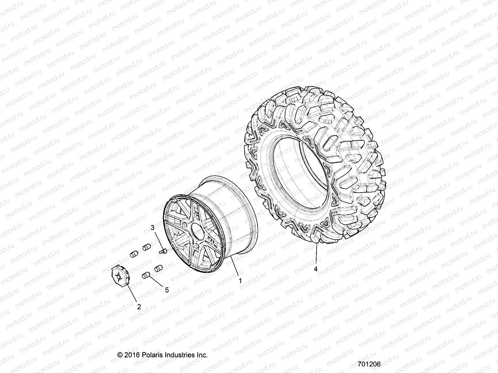 WHEELS | WHEELS, REAR - Z22N4E99NK (701206)