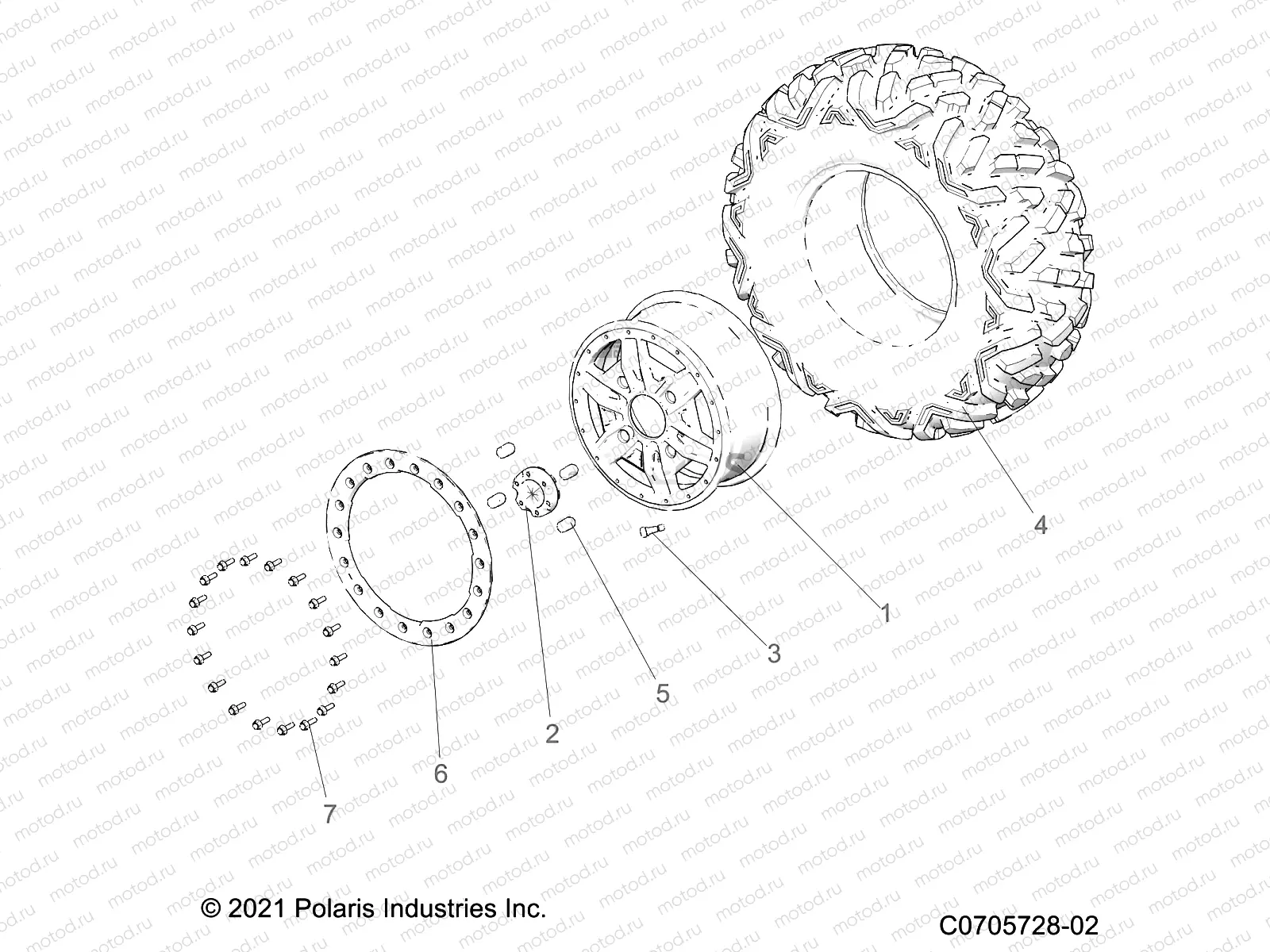 WHEELS | WHEELS, REAR - Z22NAS99CZ (C0705728-02)