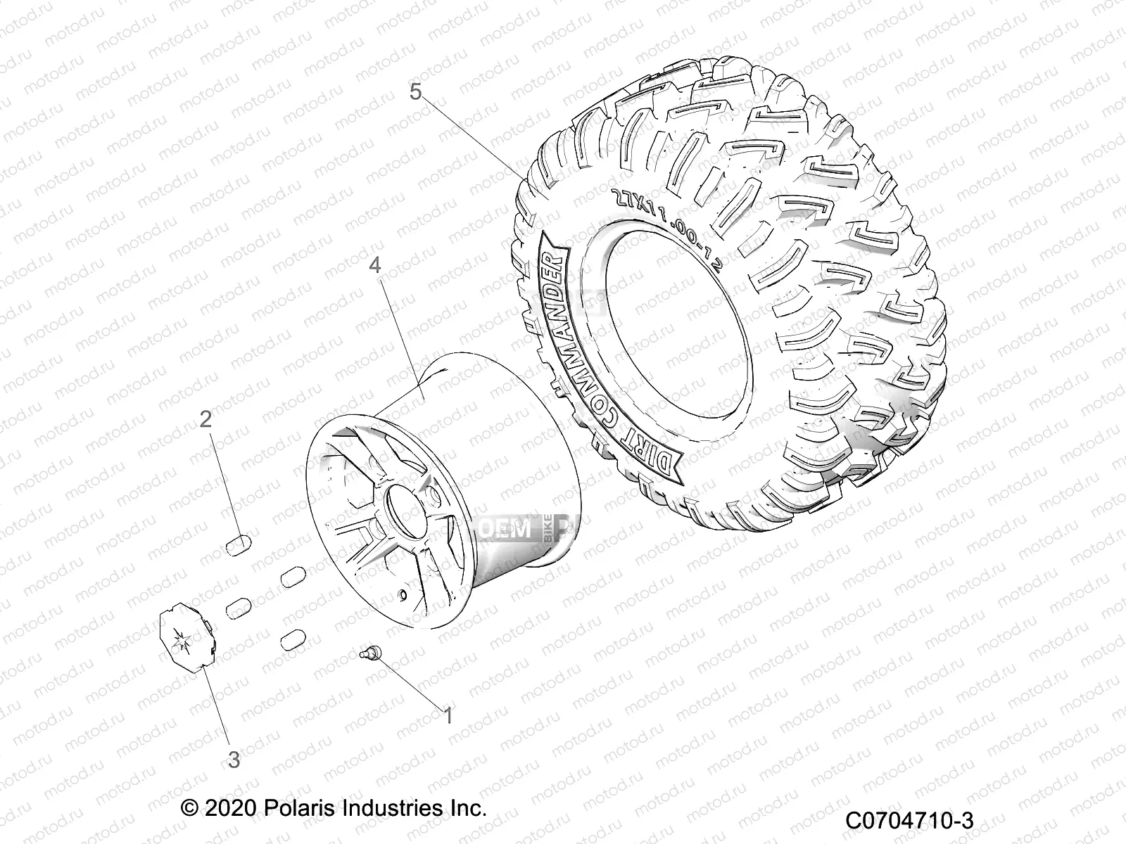 WHEELS | WHEELS, REAR - Z23ASE99F4/S99C4/F4 (C0704710-3)