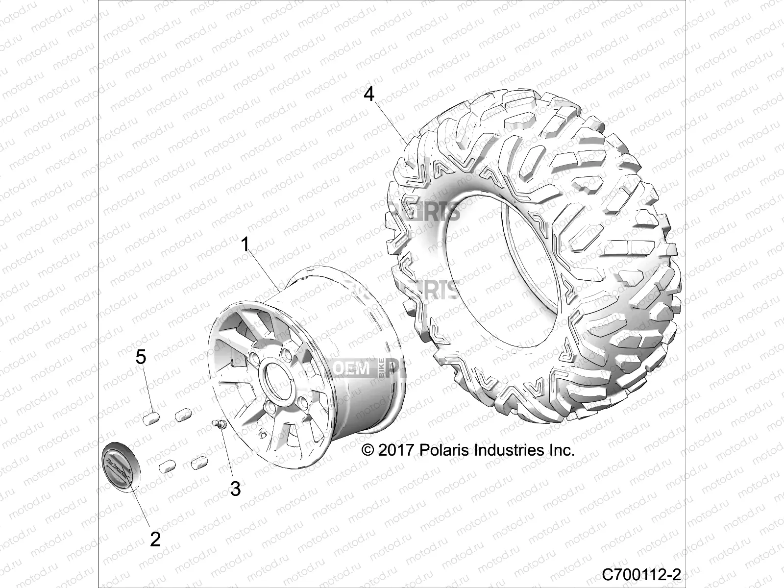 WHEELS | WHEELS, REAR - Z23NAV99A/99B (C700112-2)