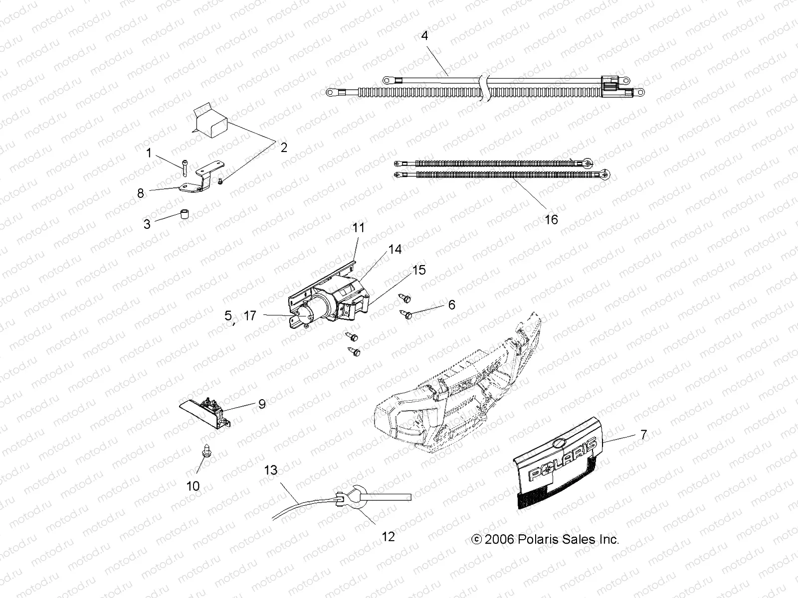 WINCH - A07TH76AU/TN76AF/AL/AU (49ATVWINCHX2500EFI) | WINCH - A07TH76AU/TN76AF/AL/AU (49ATVWINCHX2500EFI)