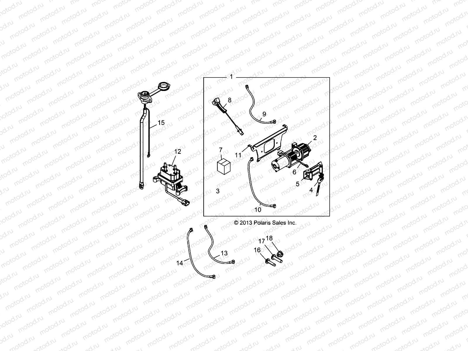 WINCH - R17RTE99A9/B9/U99AT/BT (49RGRWINCH14900XP) | WINCH - R17RTE99A9/B9/U99AT/BT (49RGRWINCH14900XP)