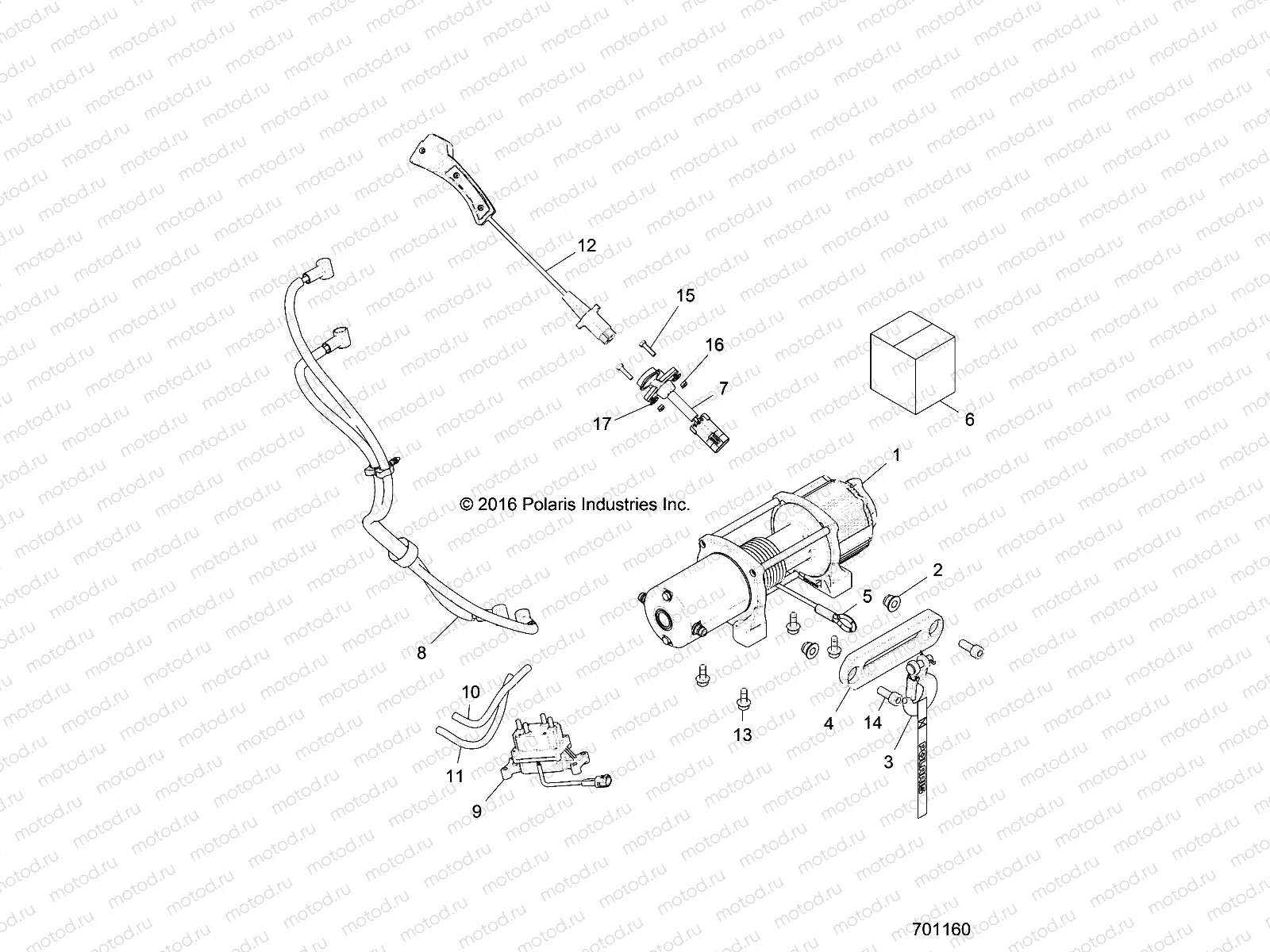 WINCH - R17RVM99AM/BM (701160) | WINCH - R17RVM99AM/BM (701160)