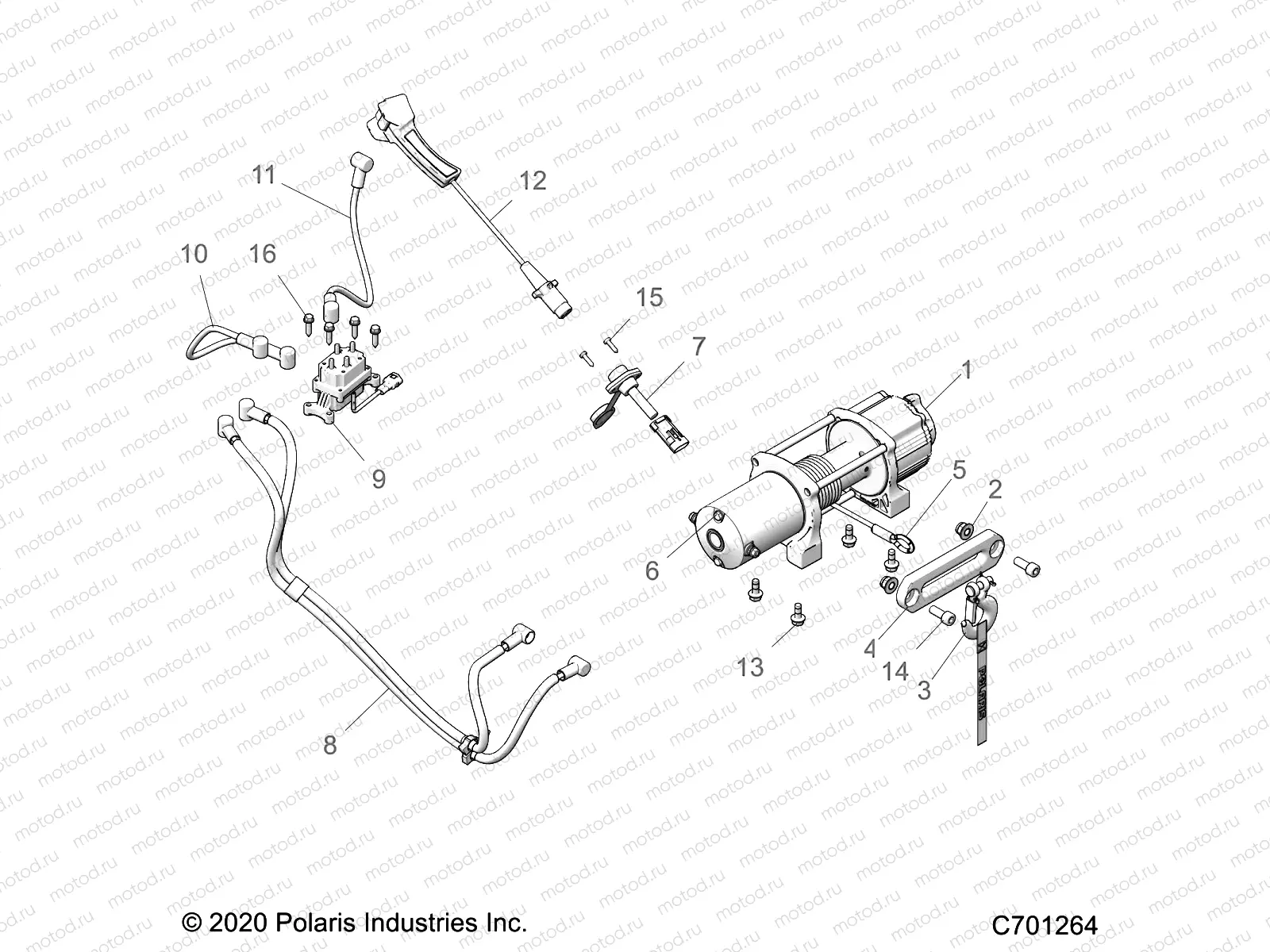 WINCH - R21RSM99AG (C701264) | WINCH - R21RSM99AG (C701264)