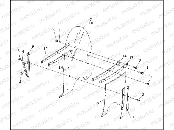 WINDSHIELD - FLSTC