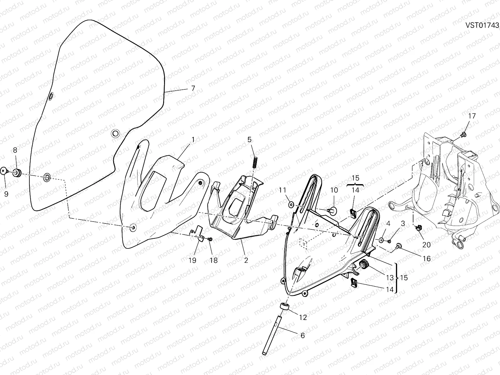WINDSHIELD [MOD:MS1260]