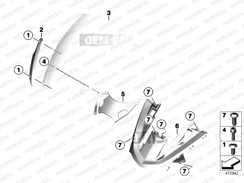 WINDSHIELD / MOUNT