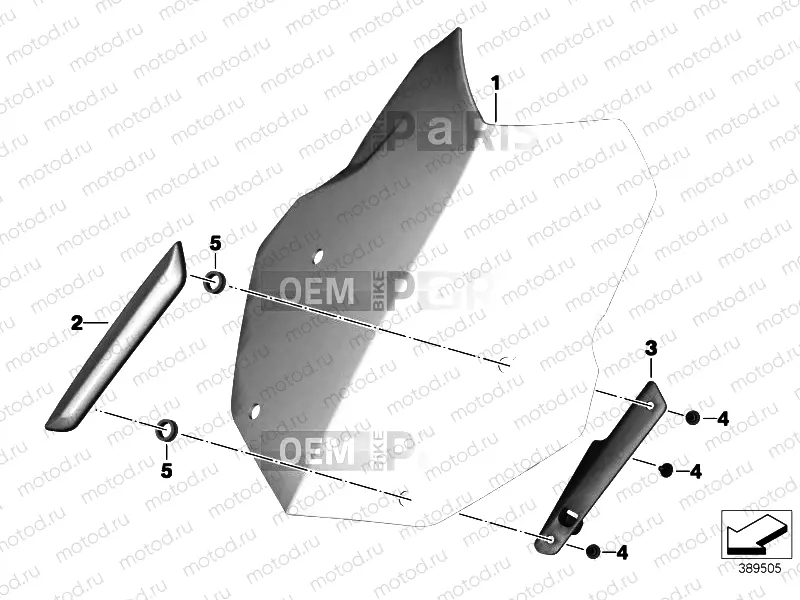 WINDSHIELD / MOUNT